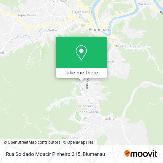 Rua Soldado Moacir Pinheiro 315 map