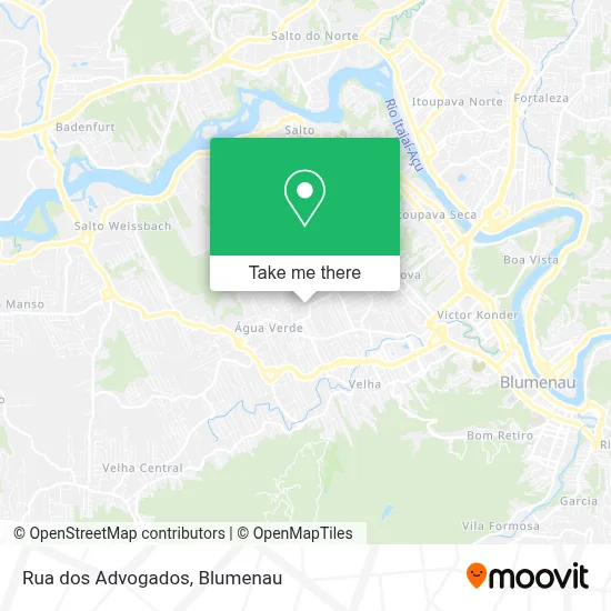 Rua dos Advogados map