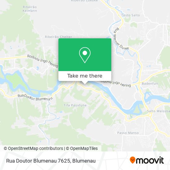 Mapa Rua Doutor Blumenau 7625