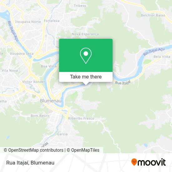 Rua Itajaí map