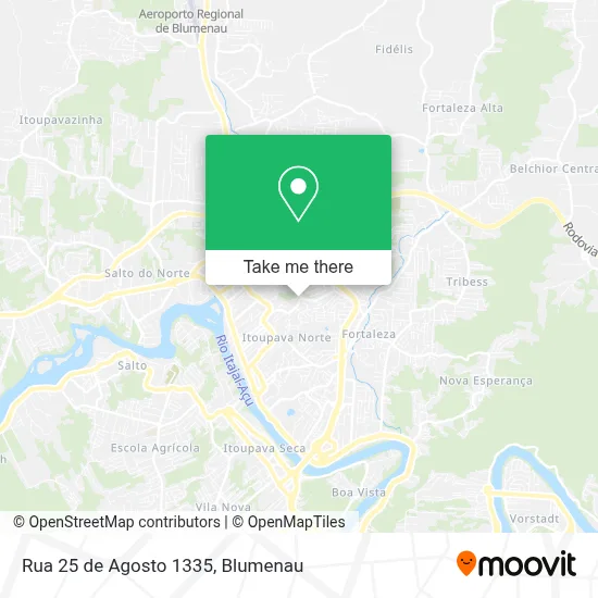 Rua 25 de Agosto 1335 map
