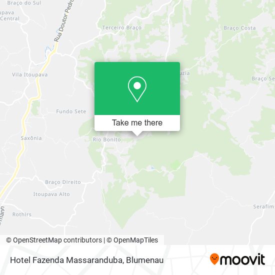 Hotel Fazenda Massaranduba map