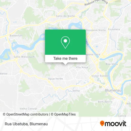 Rua Ubatuba map