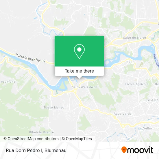 Rua Dom Pedro I map
