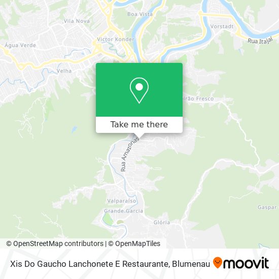 Xis Do Gaucho Lanchonete E Restaurante map