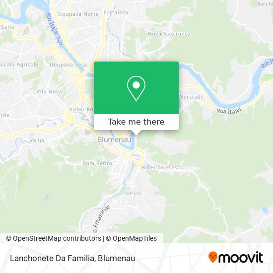 Mapa Lanchonete Da Familia