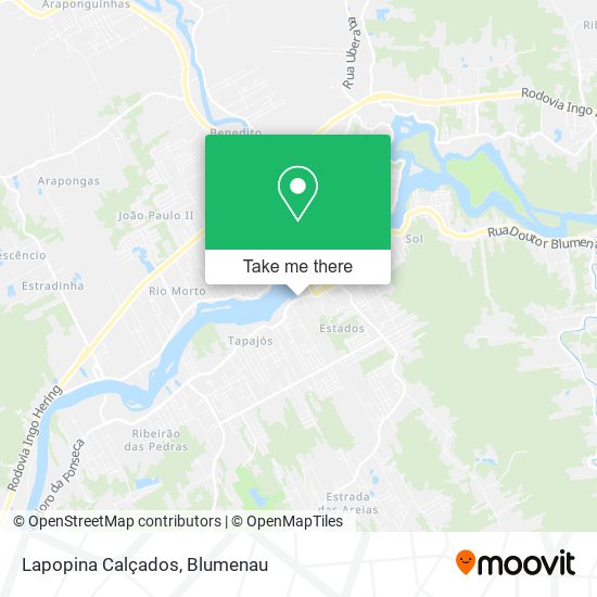 Lapopina Calçados map
