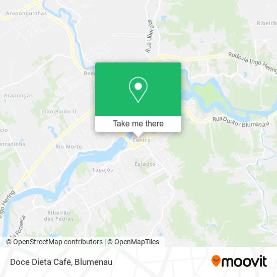 Doce Dieta Café map