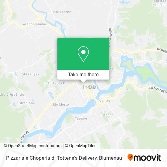 Pizzaria e Choperia di Tottene's Delivery map