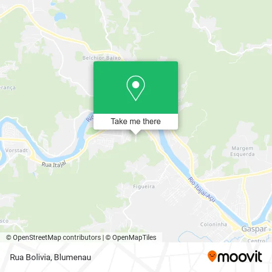 Rua Bolivia map