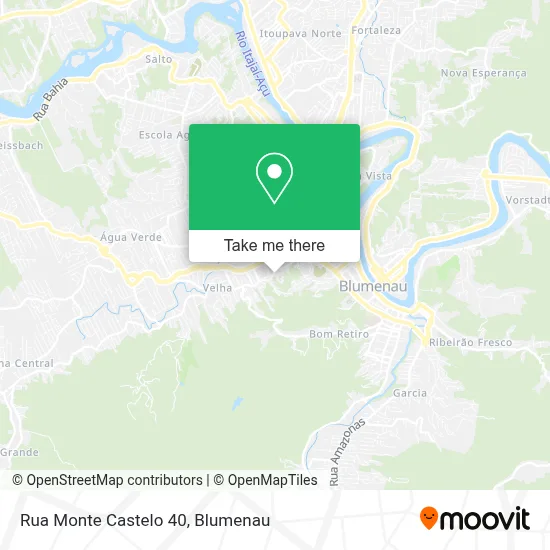 Rua Monte Castelo 40 map
