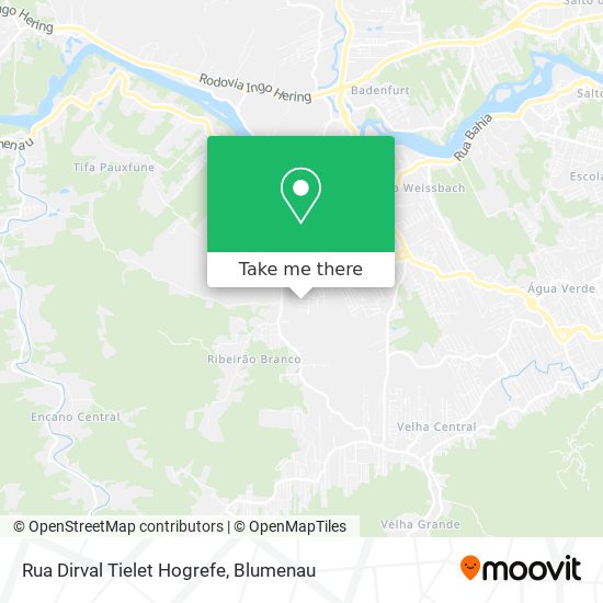 Rua Dirval Tielet Hogrefe map