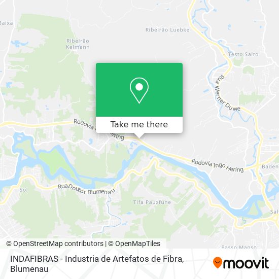 INDAFIBRAS - Industria de Artefatos de Fibra map