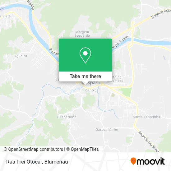 Rua Frei Otocar map