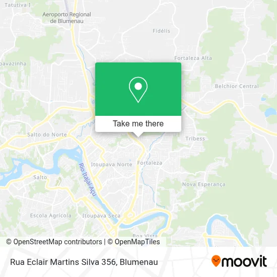 Rua Eclair Martins Silva 356 map