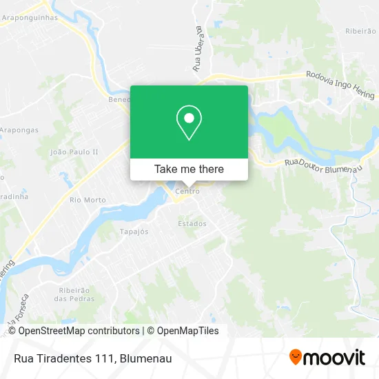 Rua Tiradentes 111 map