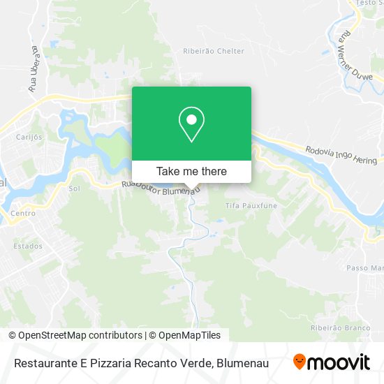 Restaurante E Pizzaria Recanto Verde map
