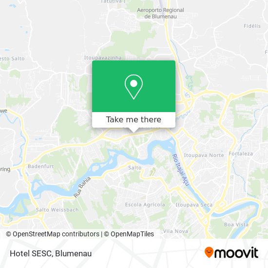 Hotel SESC map