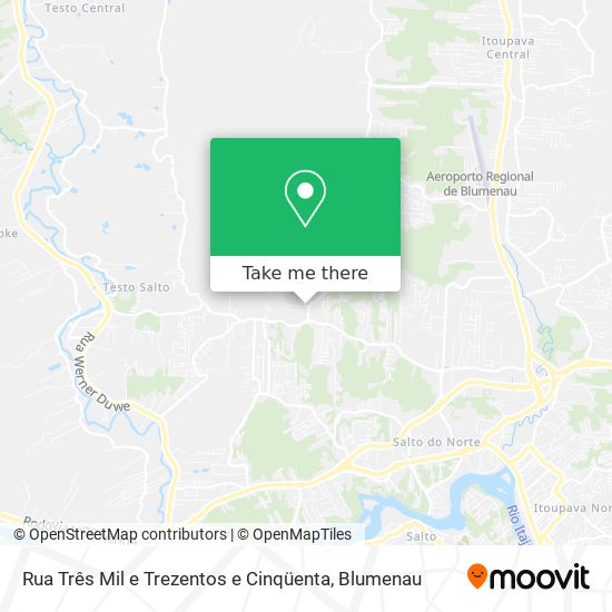 Rua Três Mil e Trezentos e Cinqüenta map