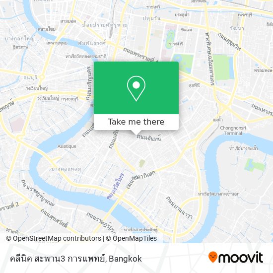 คลีนิค สะพาน3 การแพทย์ map