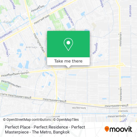 Perfect Place - Perfect Residence - Perfect Masterpiece - The Metro map