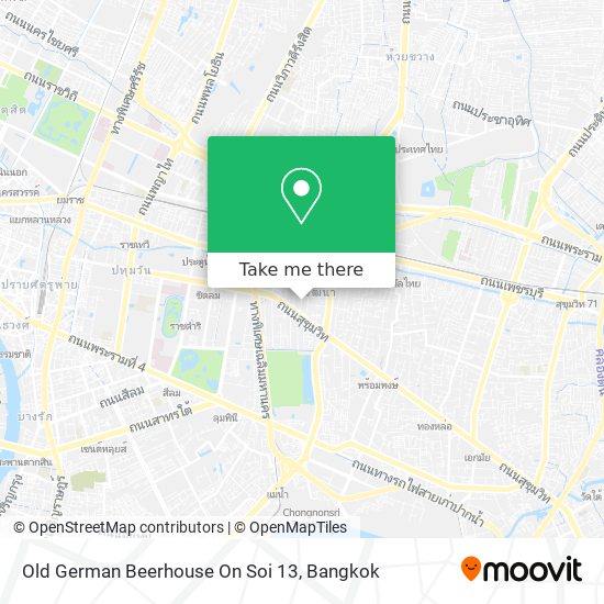 Old German Beerhouse On Soi 13 map