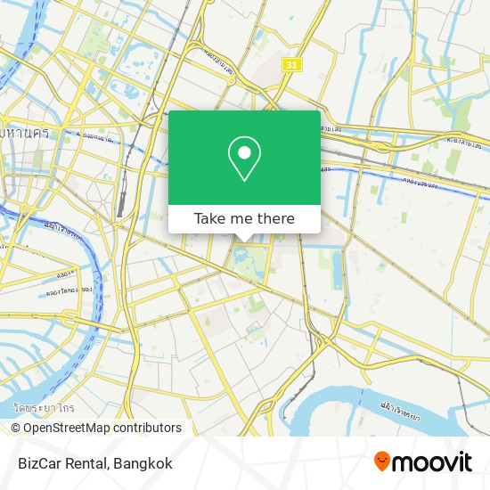 BizCar Rental map