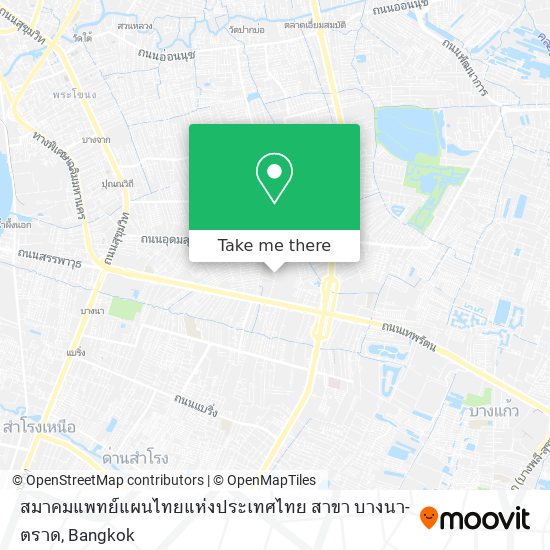 สมาคมแพทย์แผนไทยแห่งประเทศไทย สาขา บางนา-ตราด map