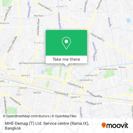 MHE-Demag (T) Ltd. Service centre (Rama IX) map