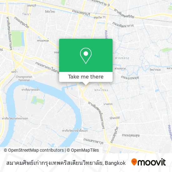 สมาคมศิษย์เก่ากรุงเทพคริสเตียนวิทยาลัย map