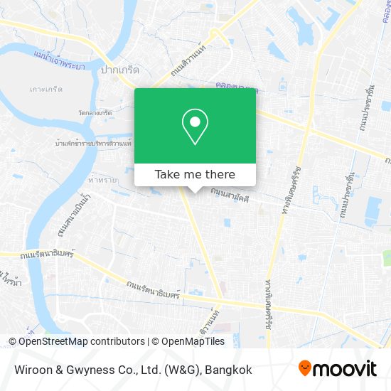 Wiroon & Gwyness Co., Ltd. (W&G) map