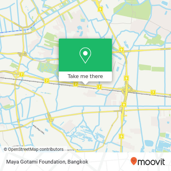 Maya Gotami Foundation map