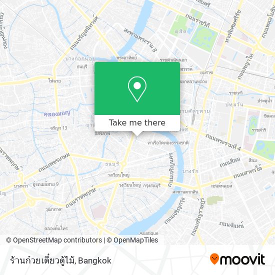 ร้านก๋วยเตี๋ยวตู้ไม้ map