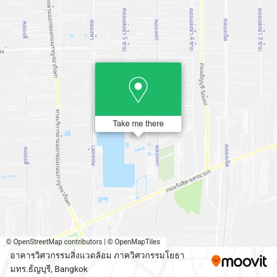 อาคารวิศวกรรมสิ่งแวดล้อม ภาควิศวกรรมโยธา มทร.ธัญบุรี map