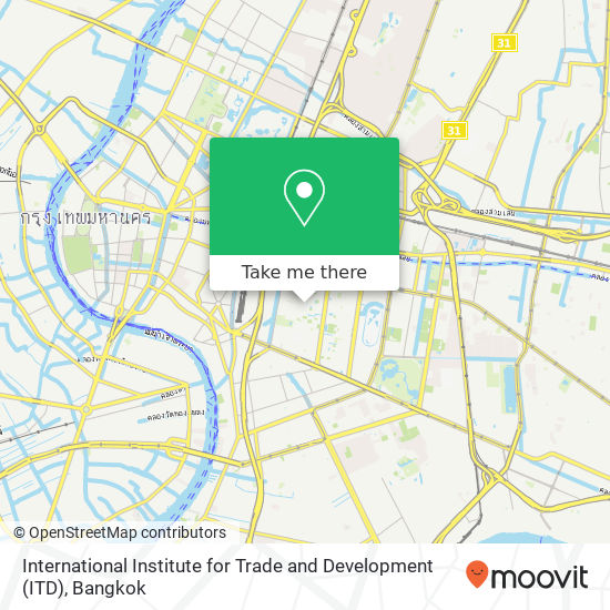 International Institute for Trade and Development (ITD) map