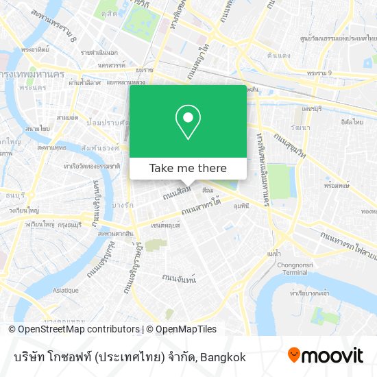 บริษัท โกซอฟท์ (ประเทศไทย) จำกัด map