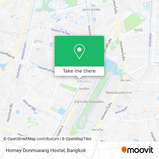 Homey-Donmueang Hostel map