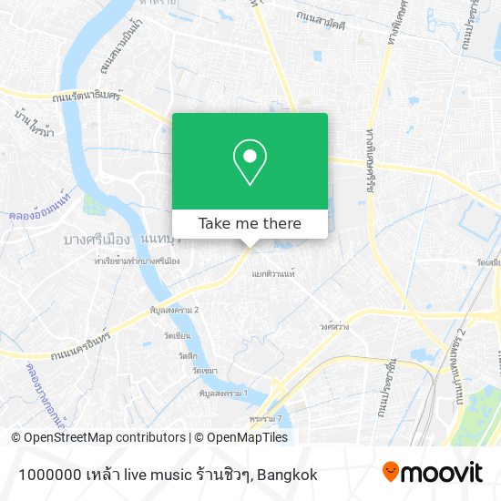 1000000 เหล้า live music ร้านชิวๆ map