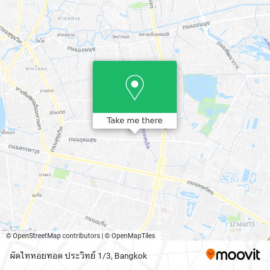 ผัดไทหอยทอด ประวิทย์ 1/3 map
