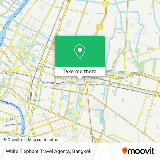 White Elephant Travel Agency map
