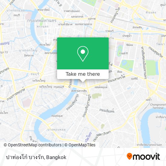 ปาท่องโก๋ บางรัก map