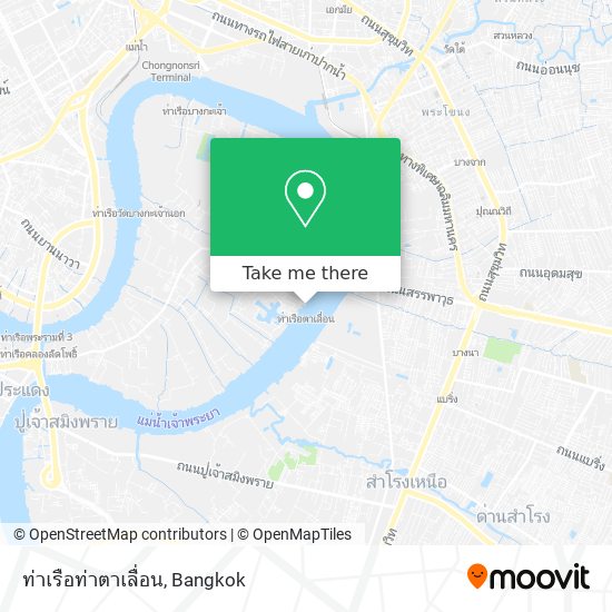 ท่าเรือท่าตาเลื่อน map