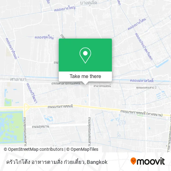 ครัวไก่โต้ง อาหารตามสั่ง ก๋วยเตี๋ยว map