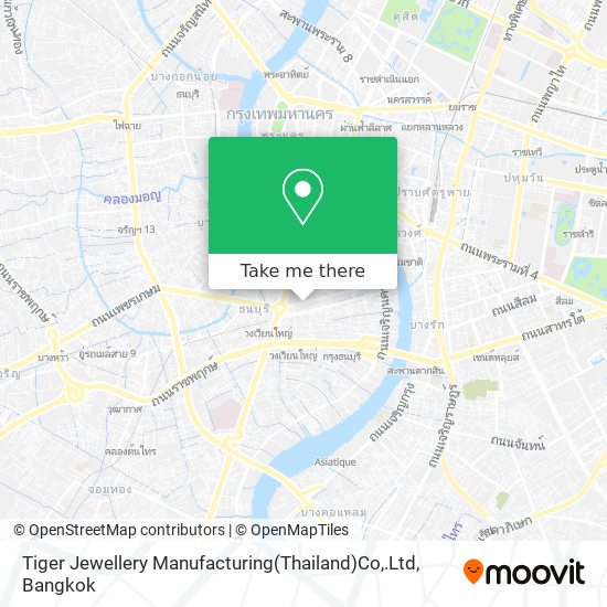 Tiger Jewellery Manufacturing(Thailand)Co,.Ltd map