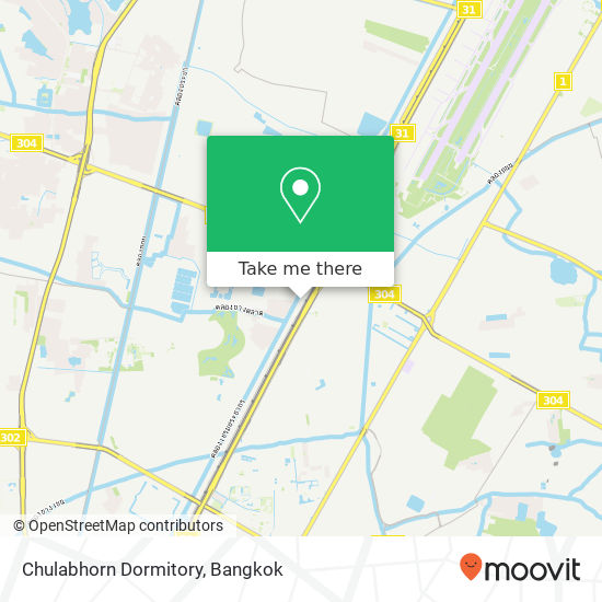 Chulabhorn Dormitory map