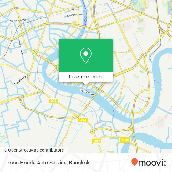 Poon Honda Auto Service map