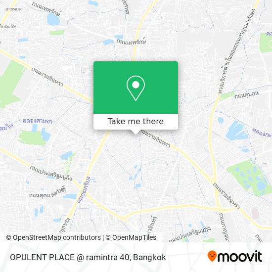 OPULENT PLACE @ ramintra 40 map