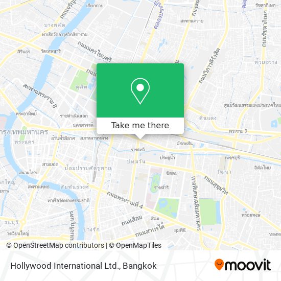 Hollywood International Ltd. map