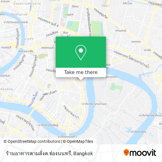 ร้านอาหารตามสั่งต.ช่องนนทรี map