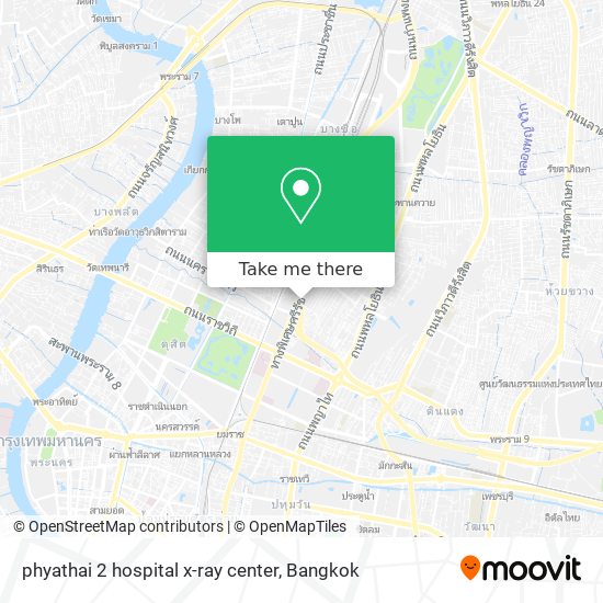 phyathai 2 hospital x-ray center map